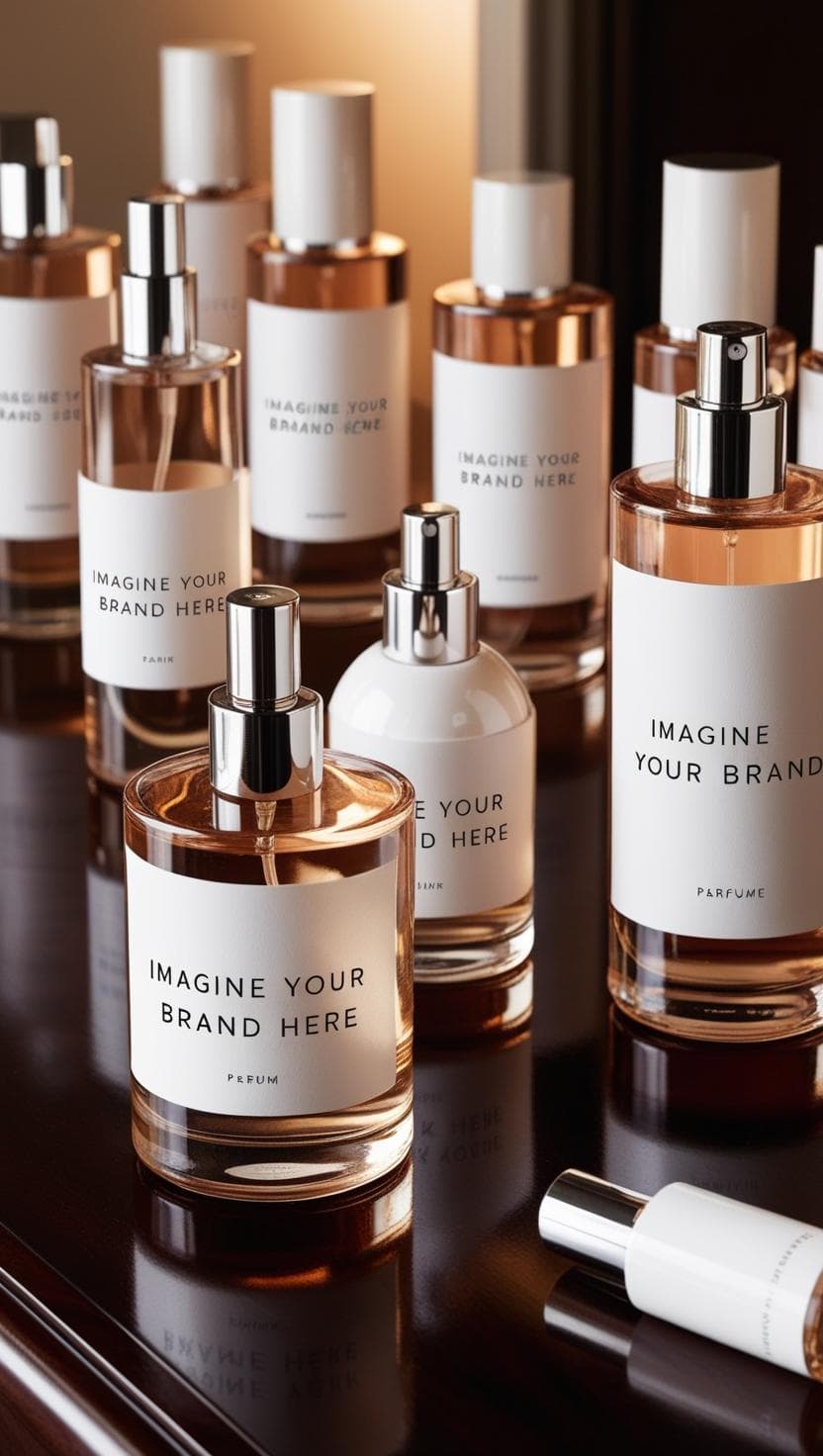 Custom white-label perfume bottle manufactured by CIPL - Example 35 of our B2B fragrance manufacturing portfolio showcasing private label perfume solutions